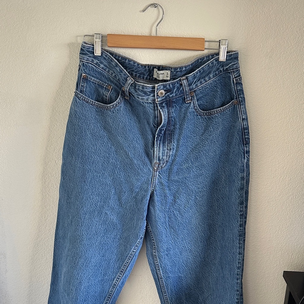 Classic Blue High Rise Denim Jeans